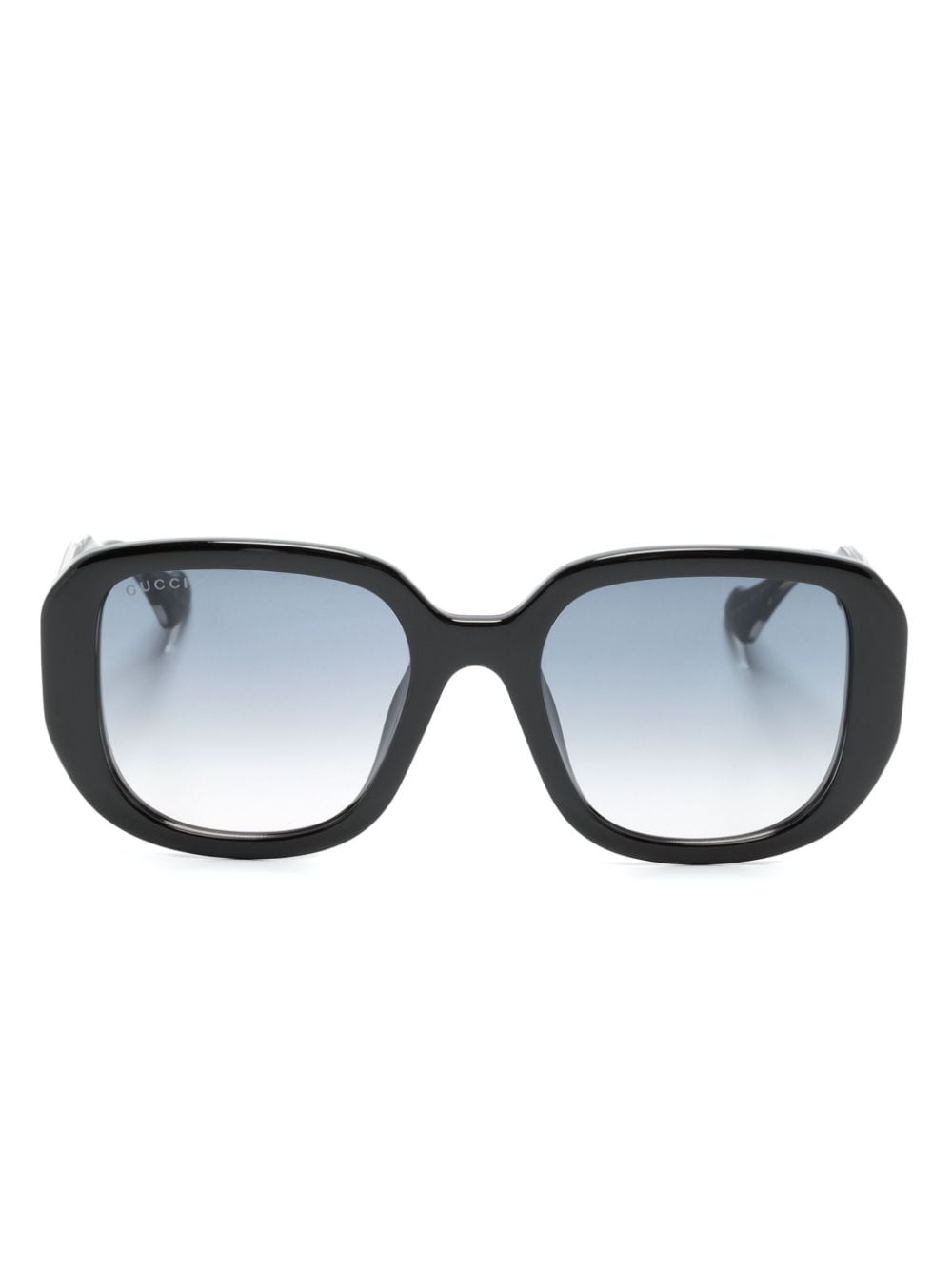 Gucci Eyewear Sonnenbrille mit eckigem Gestell - Schwarz von Gucci Eyewear