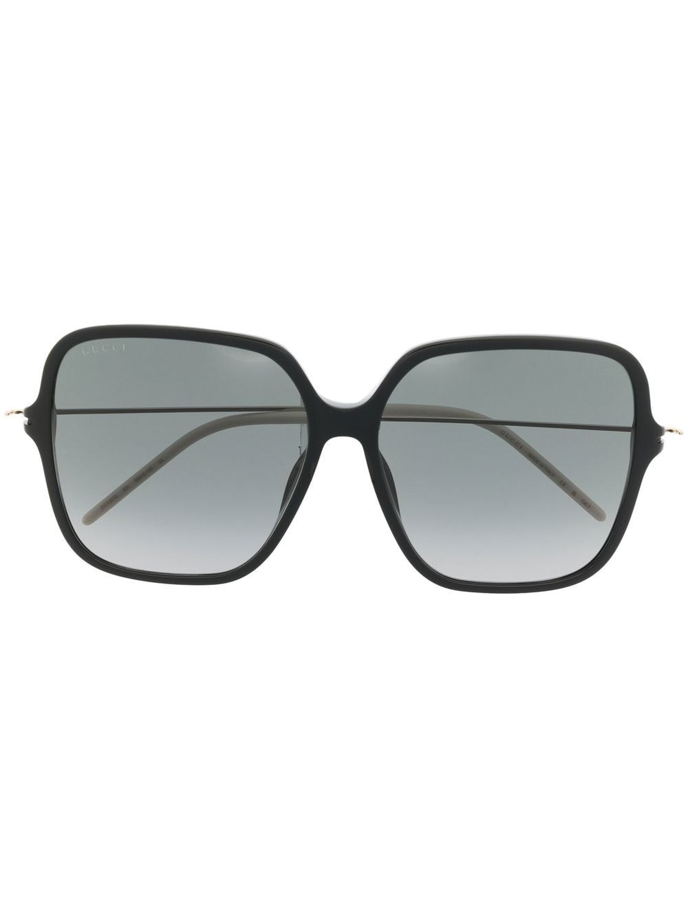 Gucci Eyewear Sonnenbrille mit eckigem Gestell - Schwarz von Gucci Eyewear