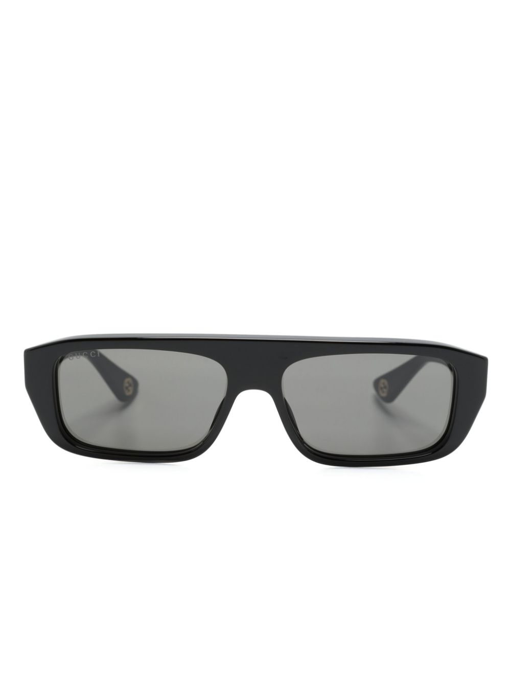 Gucci Eyewear Sonnenbrille mit eckigem Gestell - Schwarz von Gucci Eyewear