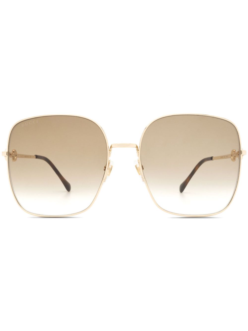 Gucci Eyewear Verzierte Sonnenbrille - Gold von Gucci Eyewear