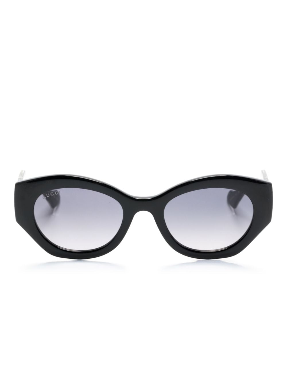 Gucci Eyewear Sonnenbrille mit Butterfly-Gestell - Schwarz von Gucci Eyewear