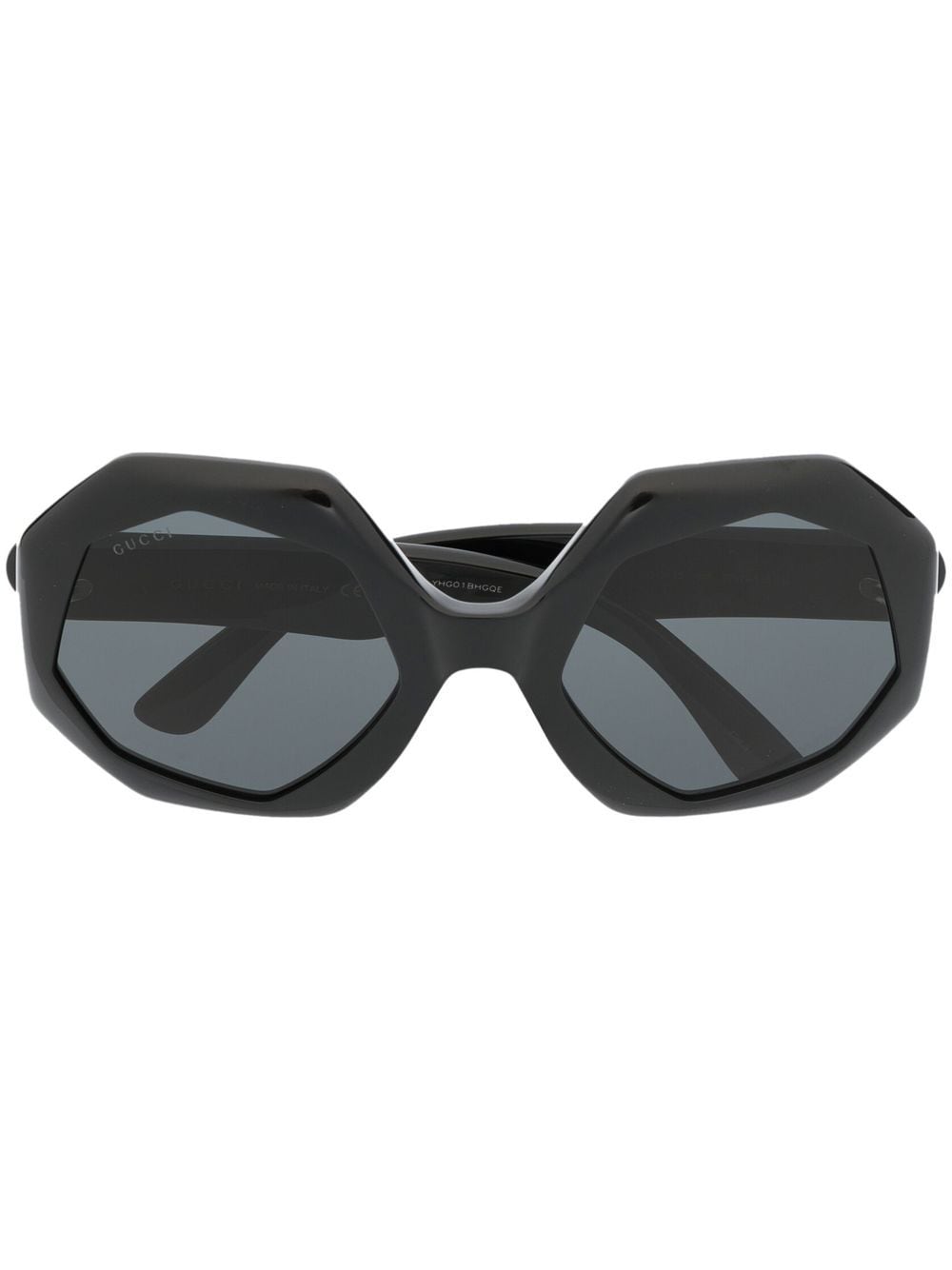 Gucci Eyewear Sonnenbrille mit geometrischem Gestell - Schwarz von Gucci Eyewear