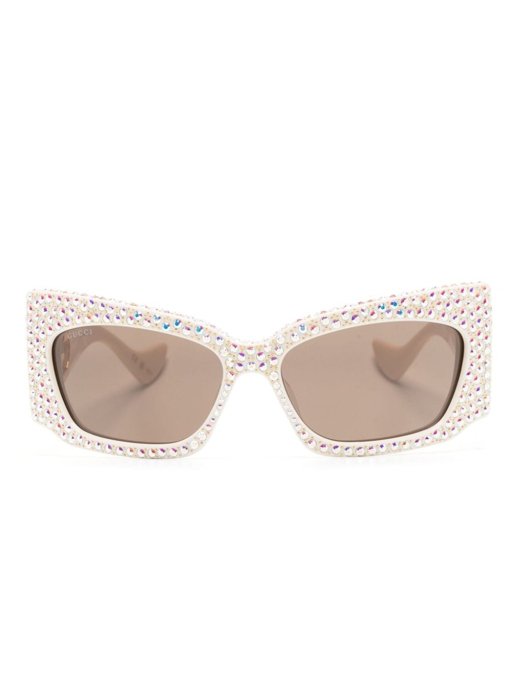 Gucci Eyewear Sonnenbrille mit geometrischem Gestell - Nude von Gucci Eyewear