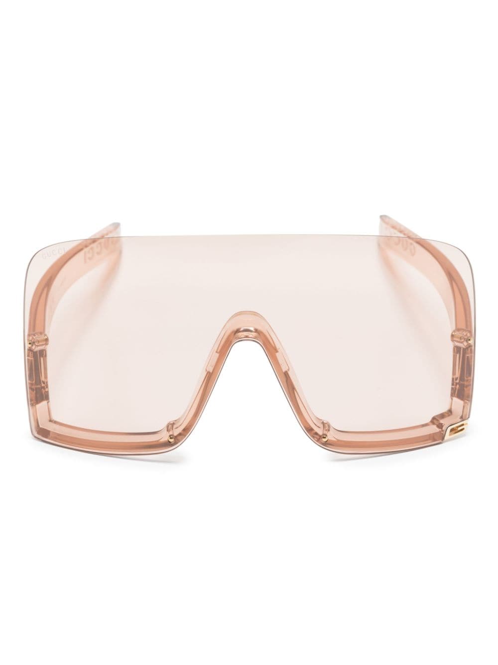 Gucci Eyewear Sonnenbrille mit Logo - Nude von Gucci Eyewear