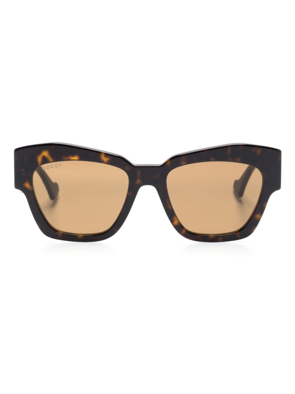 Gucci Eyewear Sonnenbrille mit Oversized-Gestell - Braun von Gucci Eyewear