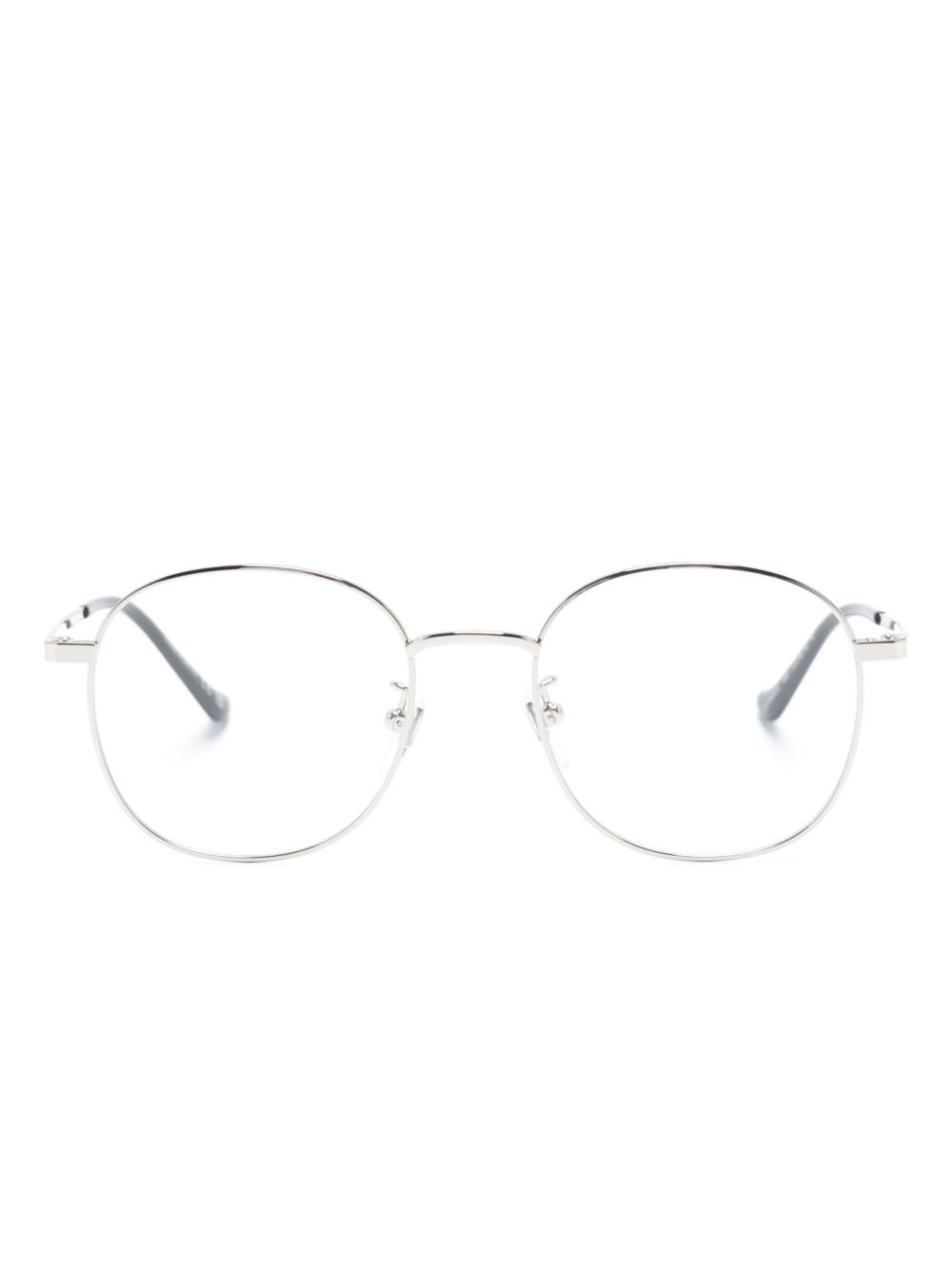 Gucci Eyewear Runde Brille im Metallic-Look - Silber von Gucci Eyewear