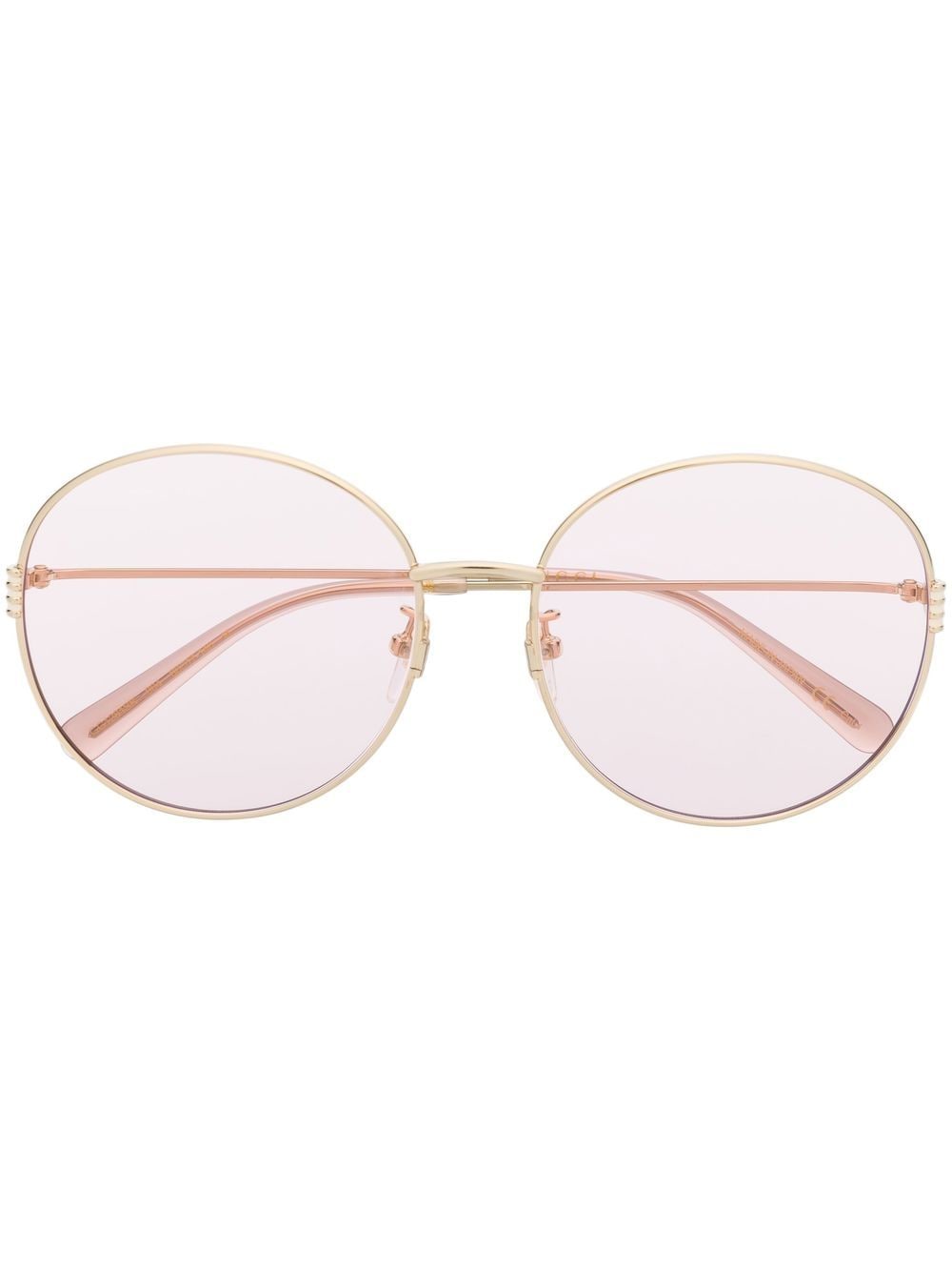 Gucci Eyewear Runde Sonnenbrille - Rosa von Gucci Eyewear