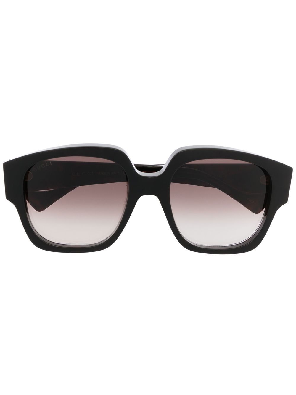 Gucci Eyewear Sonnenbrille im Oversized-Look - Schwarz von Gucci Eyewear