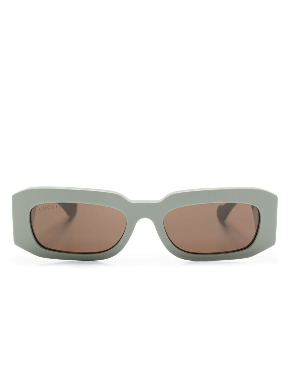 Gucci Eyewear Sonnenbrille mit eckigem Gestell - Grün von Gucci Eyewear