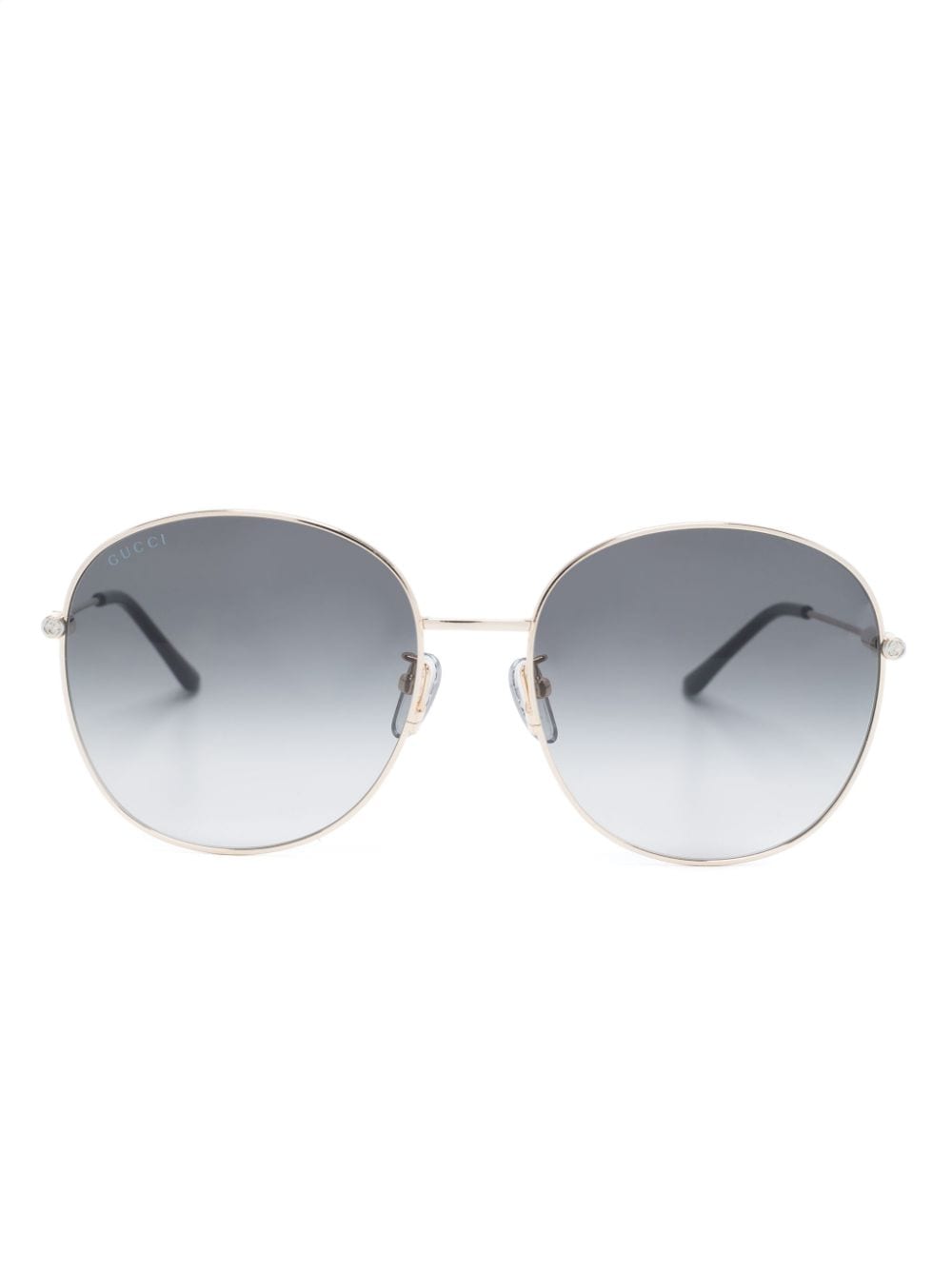 Gucci Eyewear Sonnenbrille mit rundem Gestell - Gold von Gucci Eyewear