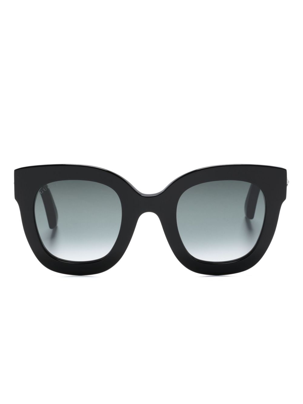 Gucci Eyewear Oversized-Sonnenbrille mit Kristallsternen - Schwarz von Gucci Eyewear