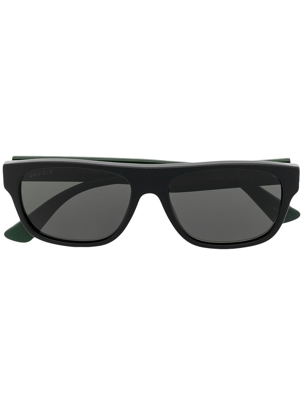 Gucci Eyewear Gestreifte Sonnenbrille - Schwarz von Gucci Eyewear