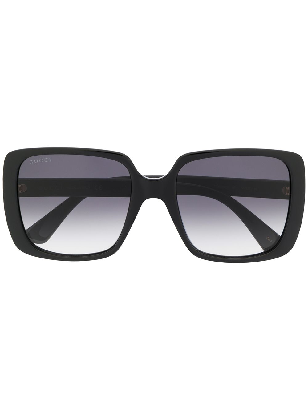 Gucci Eyewear Eckige Sonnenbrille - Schwarz von Gucci Eyewear
