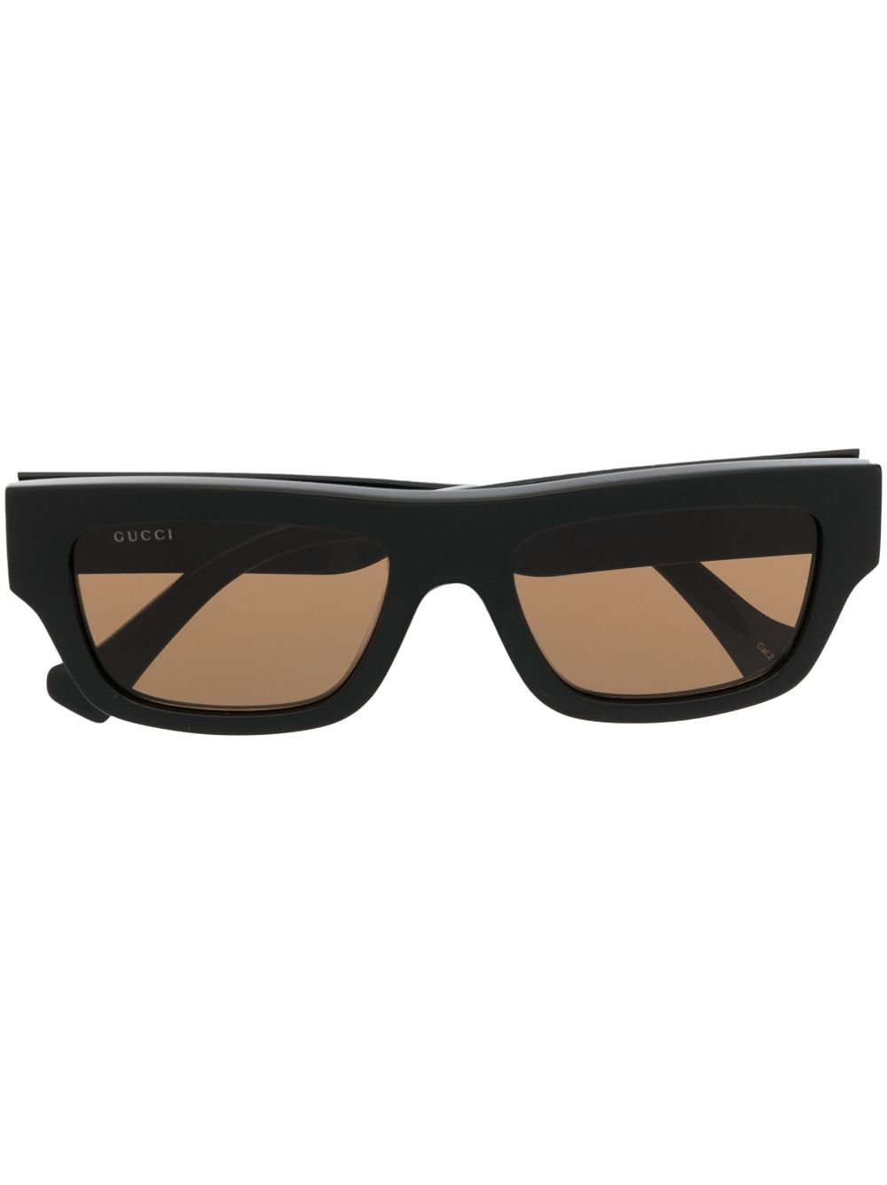 Gucci Eyewear Sonnenbrille mit eckigem Gestell - Schwarz von Gucci Eyewear