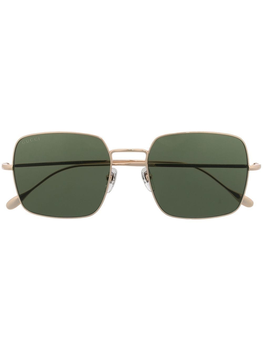 Gucci Eyewear Sonnenbrille mit eckigem Gestell - Gold von Gucci Eyewear