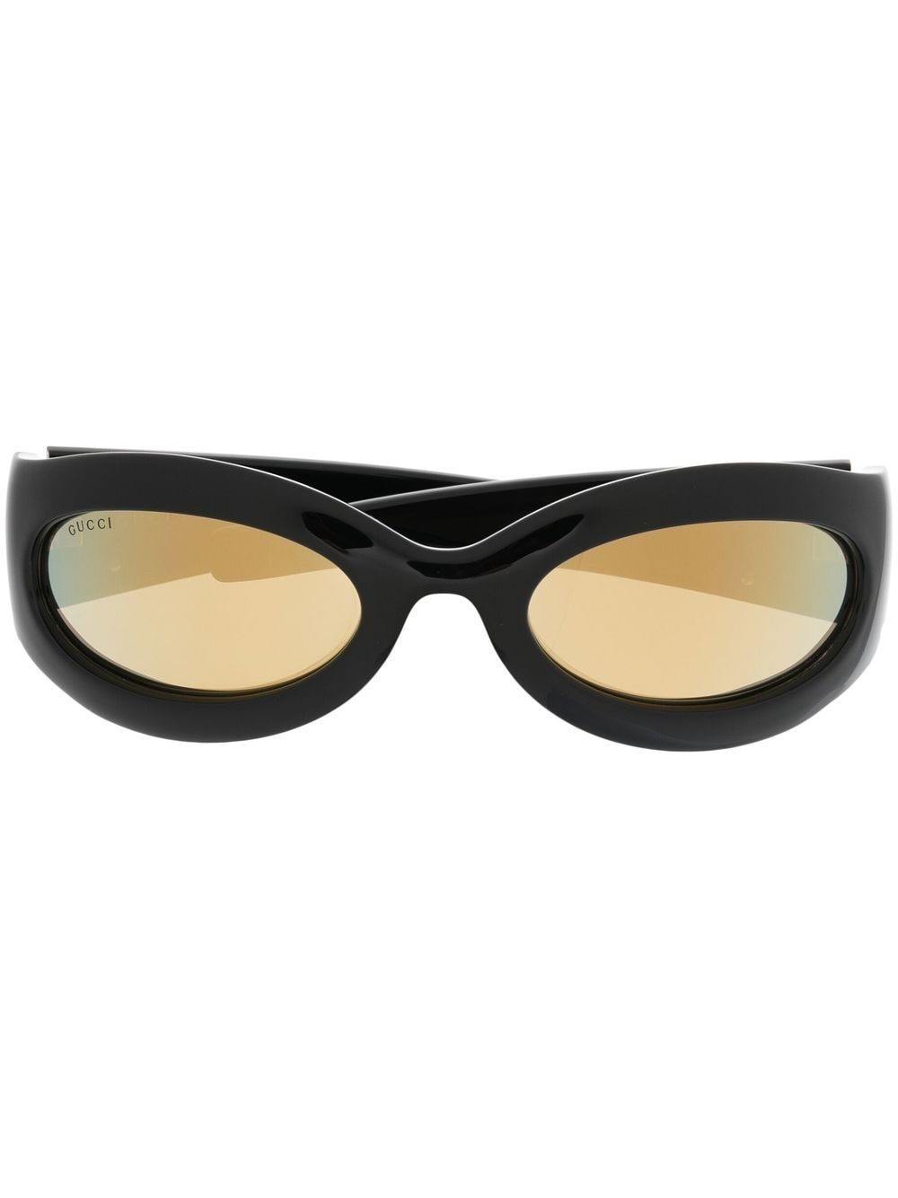 Gucci Eyewear Eckige Sonnenbrille - Schwarz von Gucci Eyewear