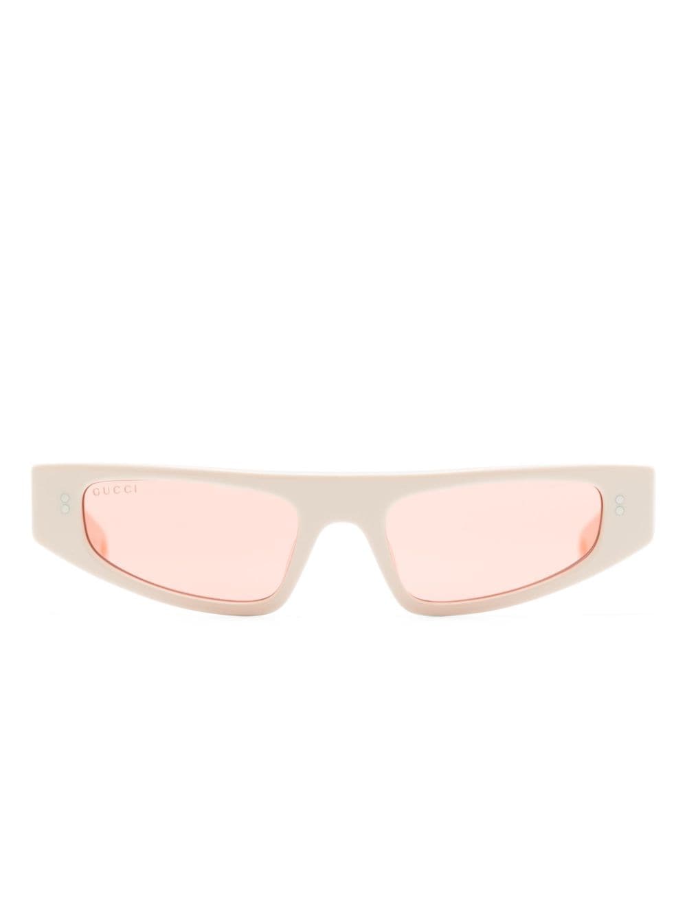 Gucci Eyewear Sonnenbrille mit Cat-Eye-Gestell - Nude von Gucci Eyewear