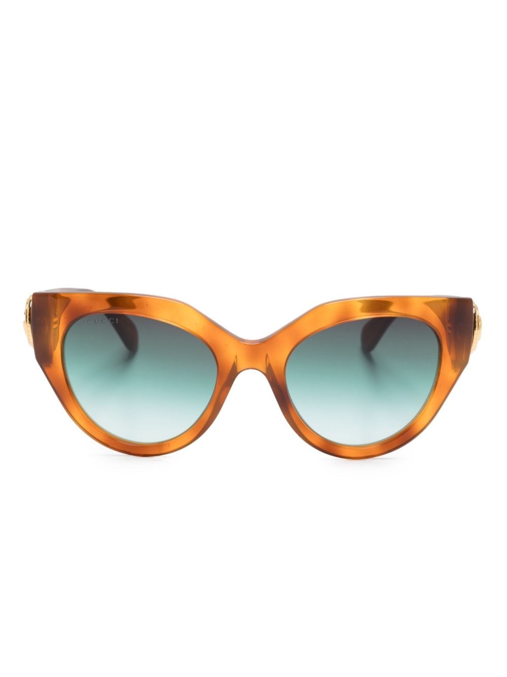 Gucci Eyewear Cat-Eye-Sonnenbrille in Schildpattoptik - Braun von Gucci Eyewear