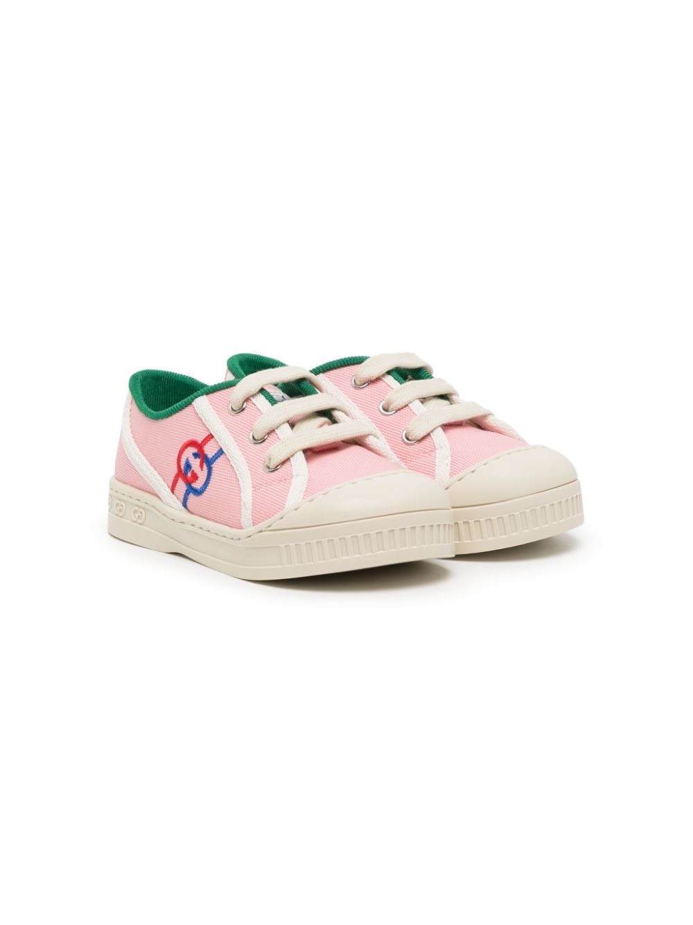 Gucci Kids 1977 Tennis Sneakers mit GG - Rosa von Gucci Kids