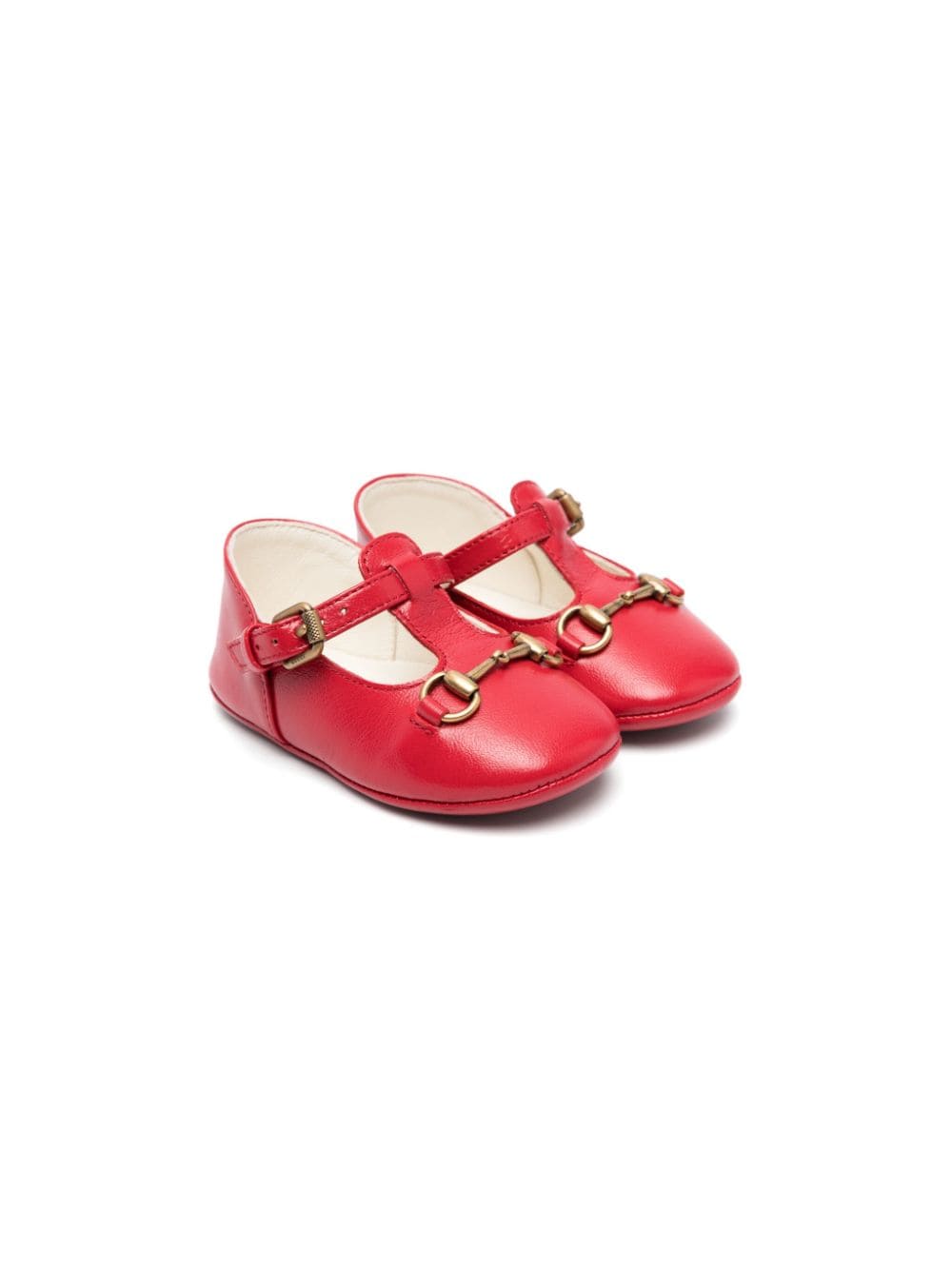 Gucci Kids Ballerinas mit Horsebit - Rot von Gucci Kids