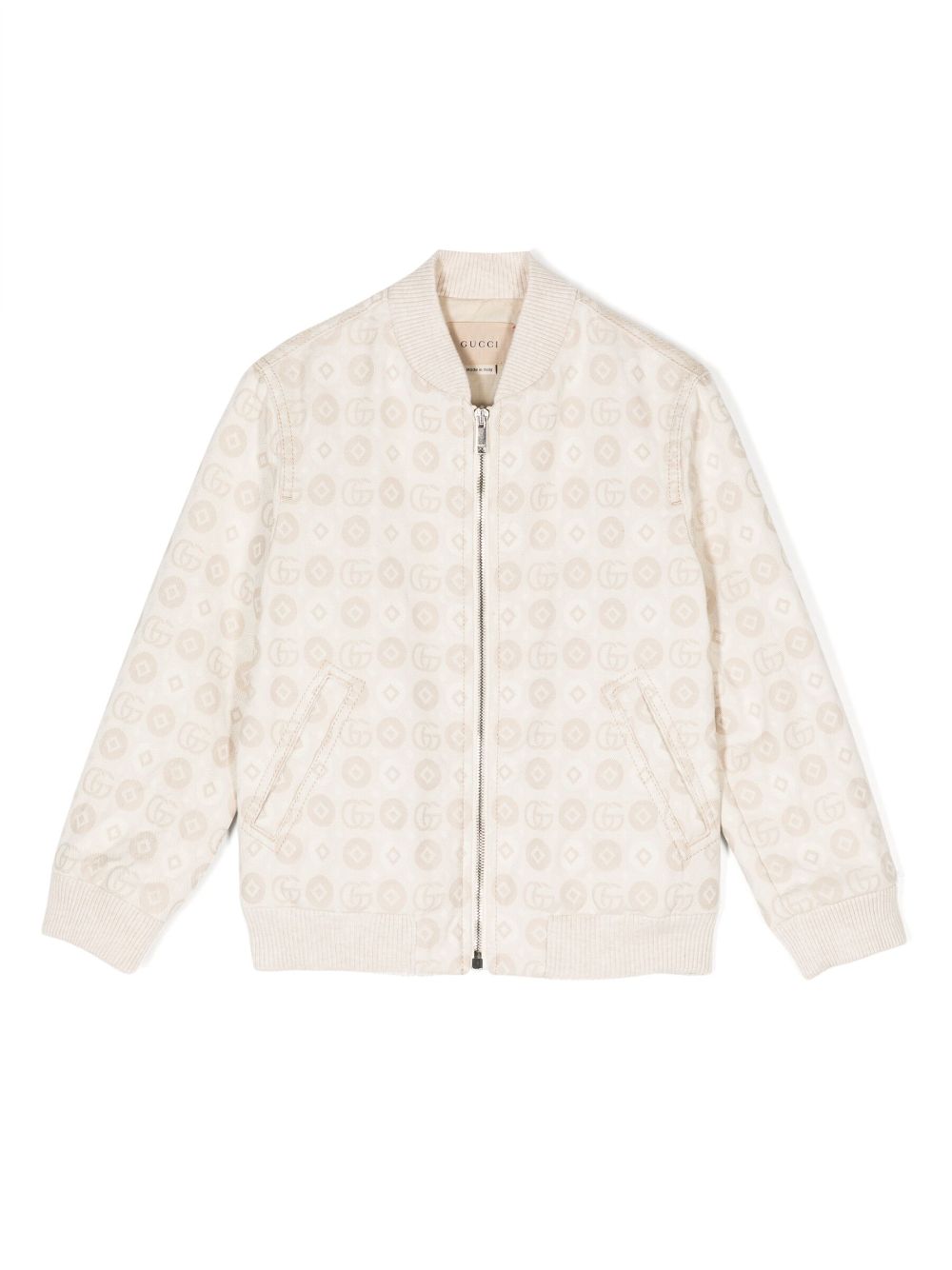 Gucci Kids Bomberjacke mit GG - Nude von Gucci Kids