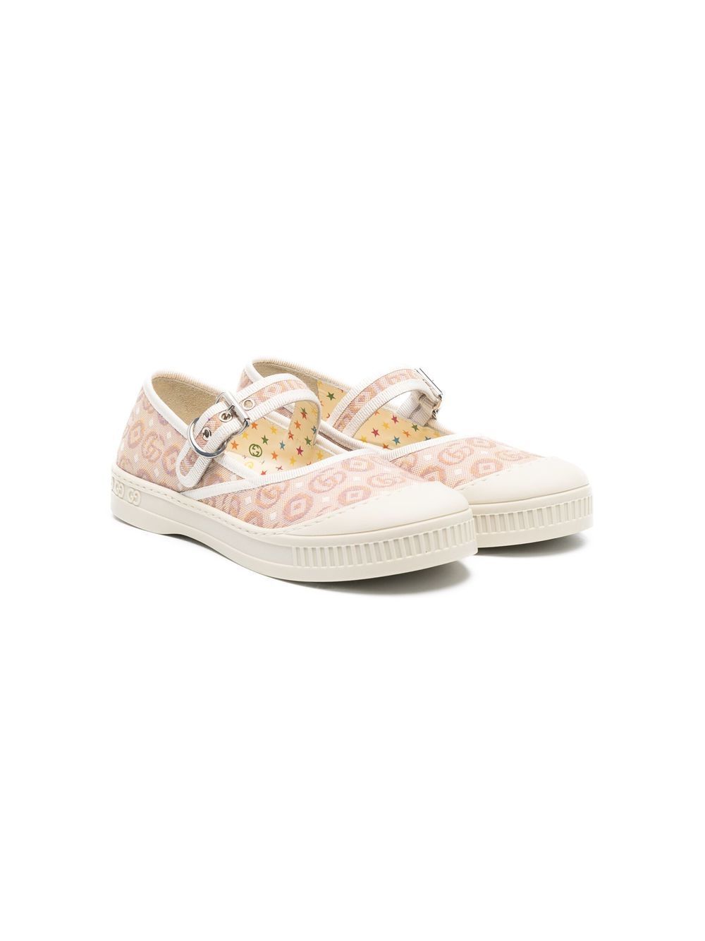 Gucci Kids Ballerinas mit GG - Rosa von Gucci Kids