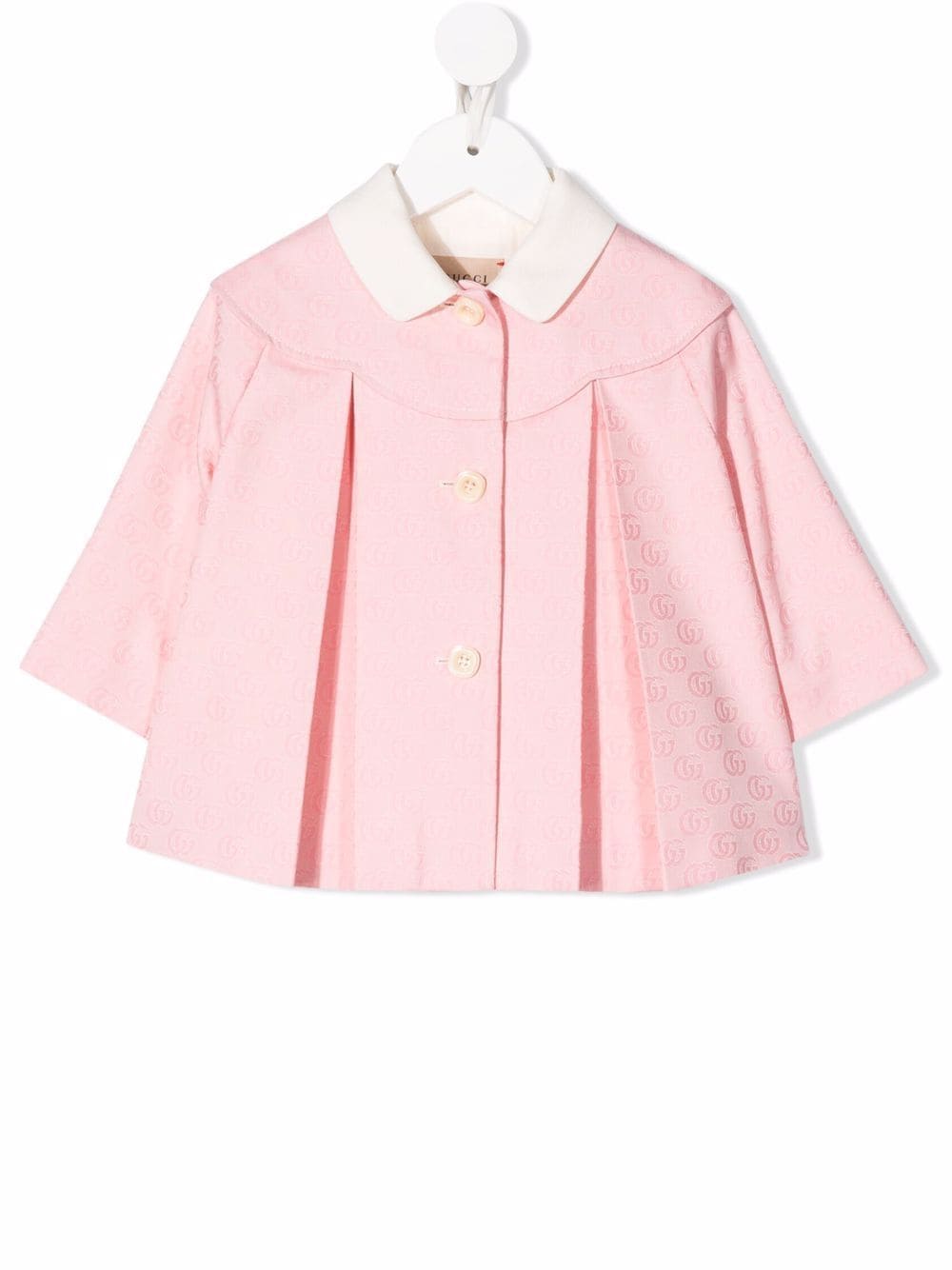 Gucci Kids Mantel mit GG-Muster - Rosa von Gucci Kids