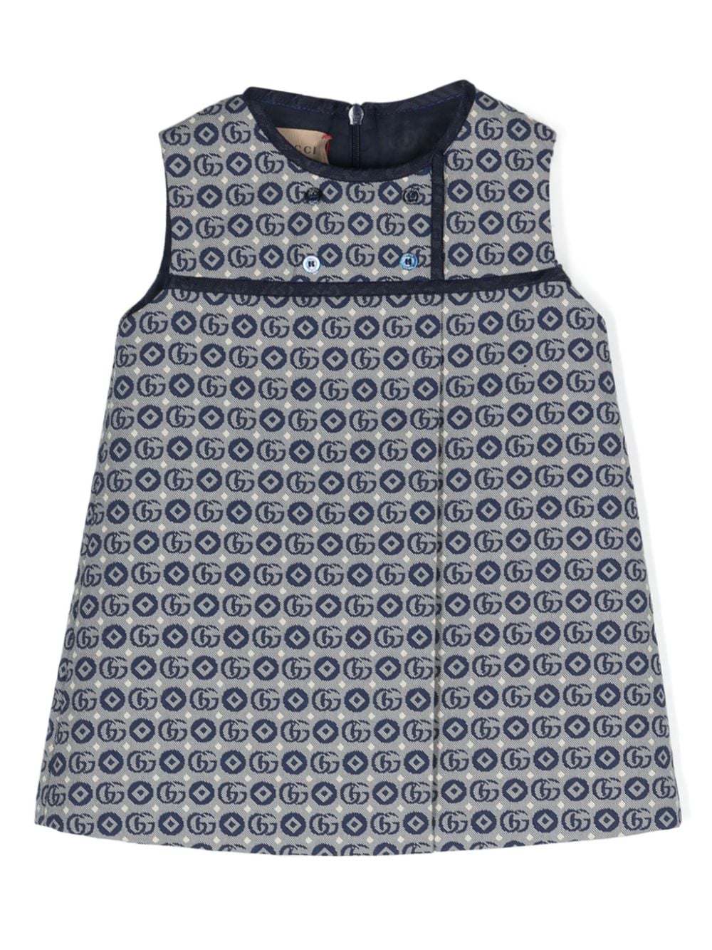 Gucci Kids Kleid mit GG - Blau von Gucci Kids