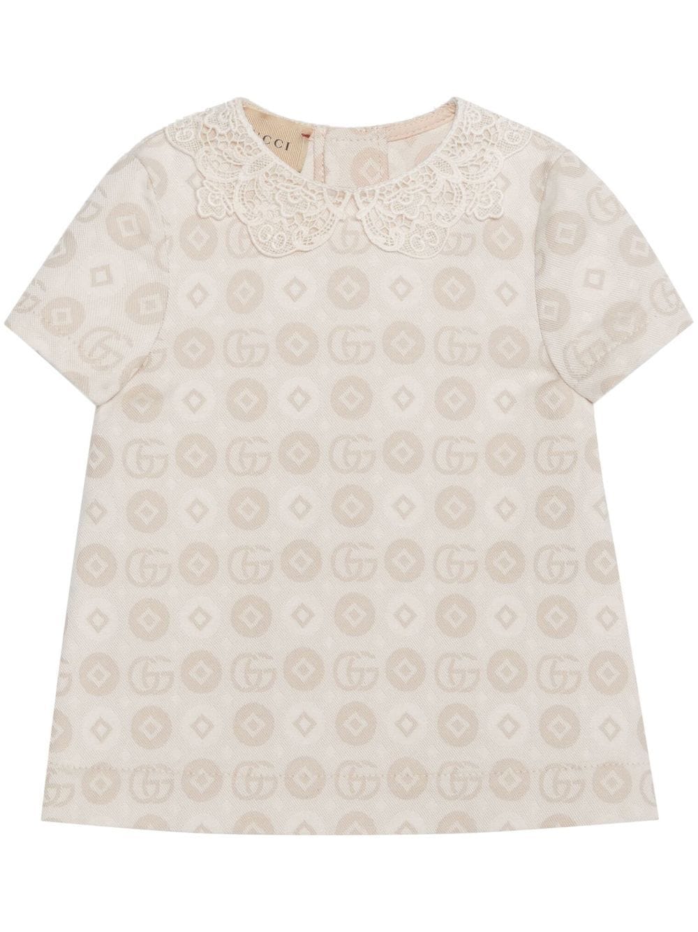 Gucci Kids Jeanskleid mit GG - Nude von Gucci Kids