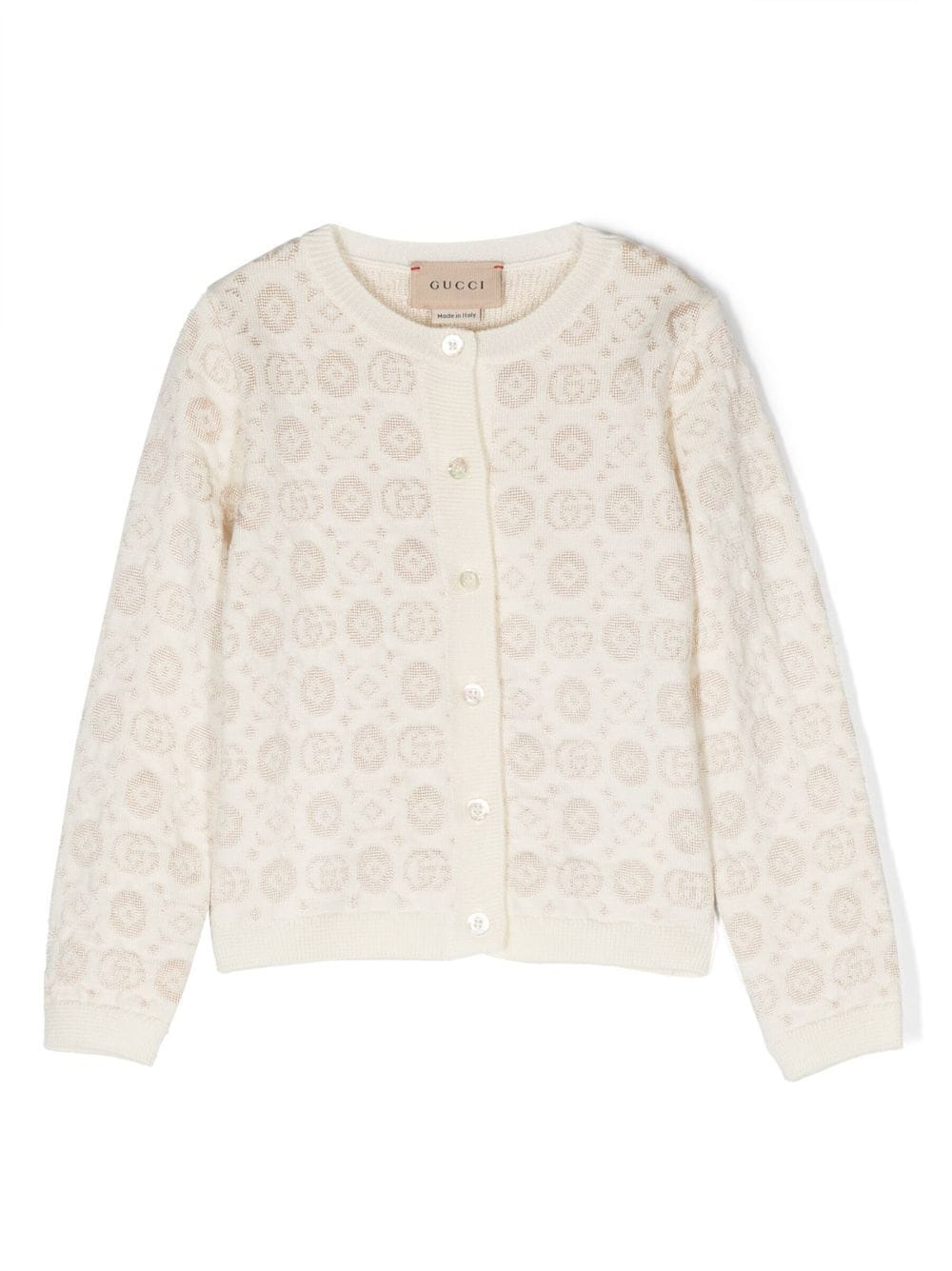 Gucci Kids Cardigan mit GG - Nude von Gucci Kids