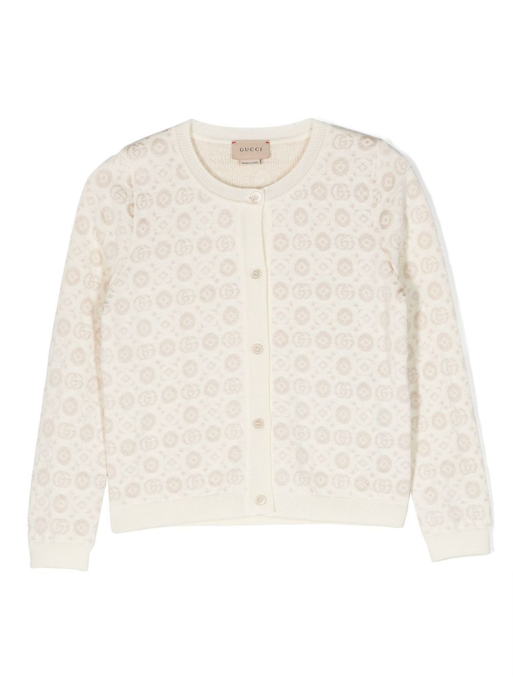 Gucci Kids Cardigan mit GG - Nude von Gucci Kids