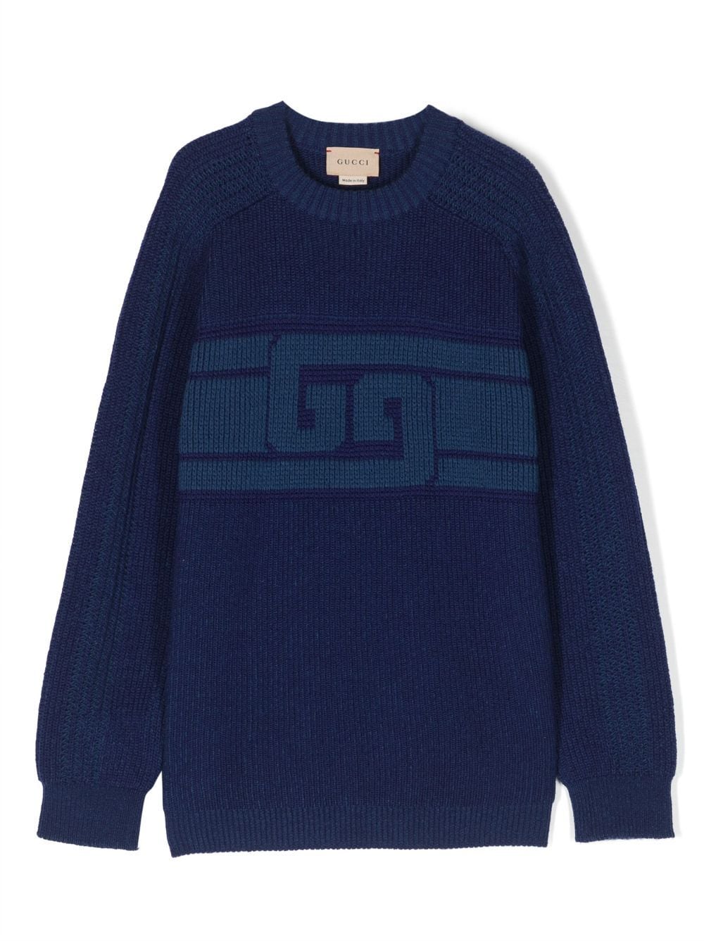 Gucci Kids Sweatshirt mit GG - Blau von Gucci Kids