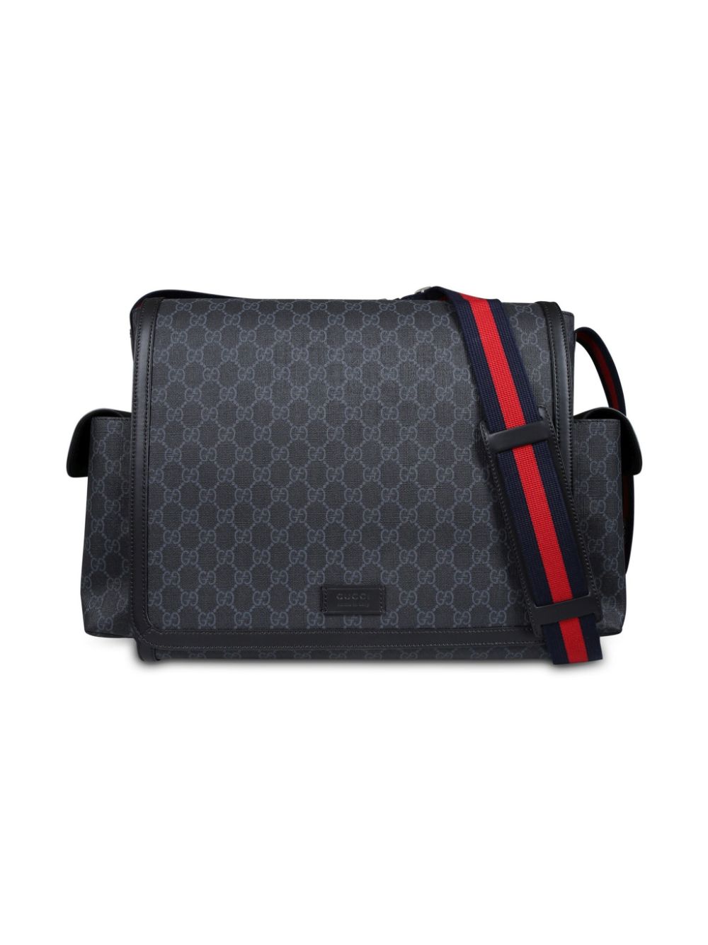 Gucci Kids 'GG Supreme' Wickeltasche - Schwarz von Gucci Kids