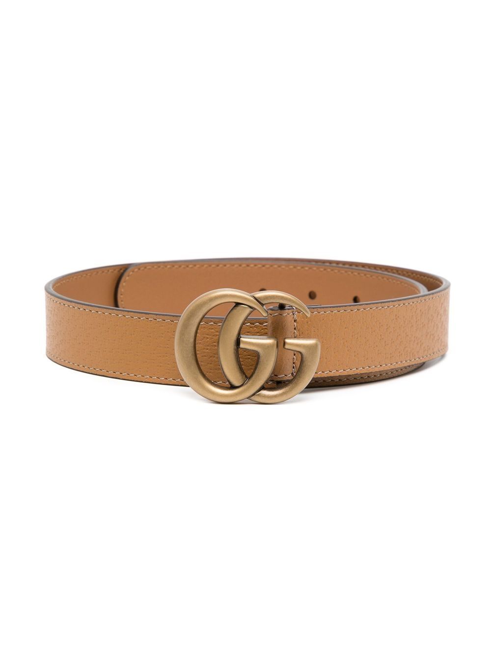 Gucci Kids Gürtel mit GG - Braun von Gucci Kids