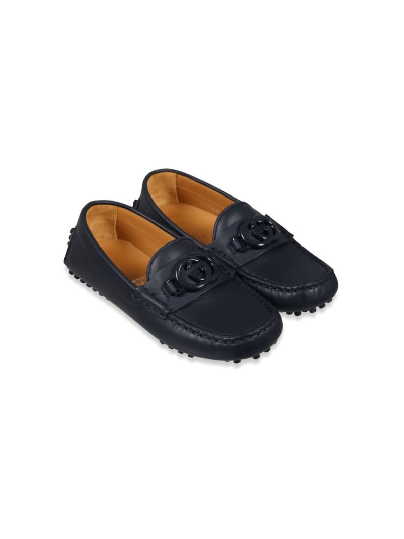 Gucci Kids Loafer mit GG - Blau von Gucci Kids