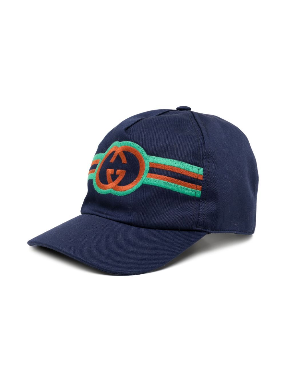 Gucci Kids Baseballkappe mit GG - Blau von Gucci Kids