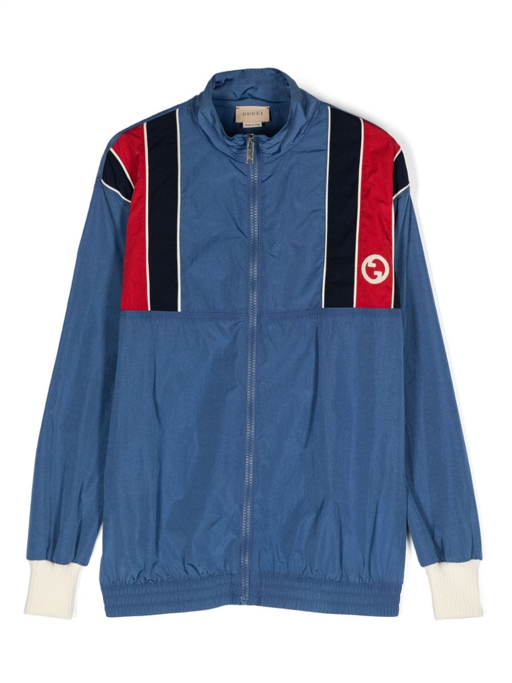 Gucci Kids GG Jacke mit Streifendetail - Blau von Gucci Kids