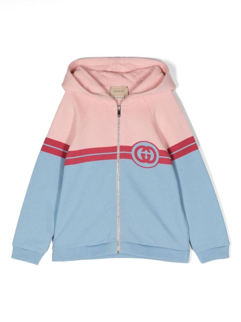 Gucci Kids Hoodie mit GG-Motiv - Rosa von Gucci Kids