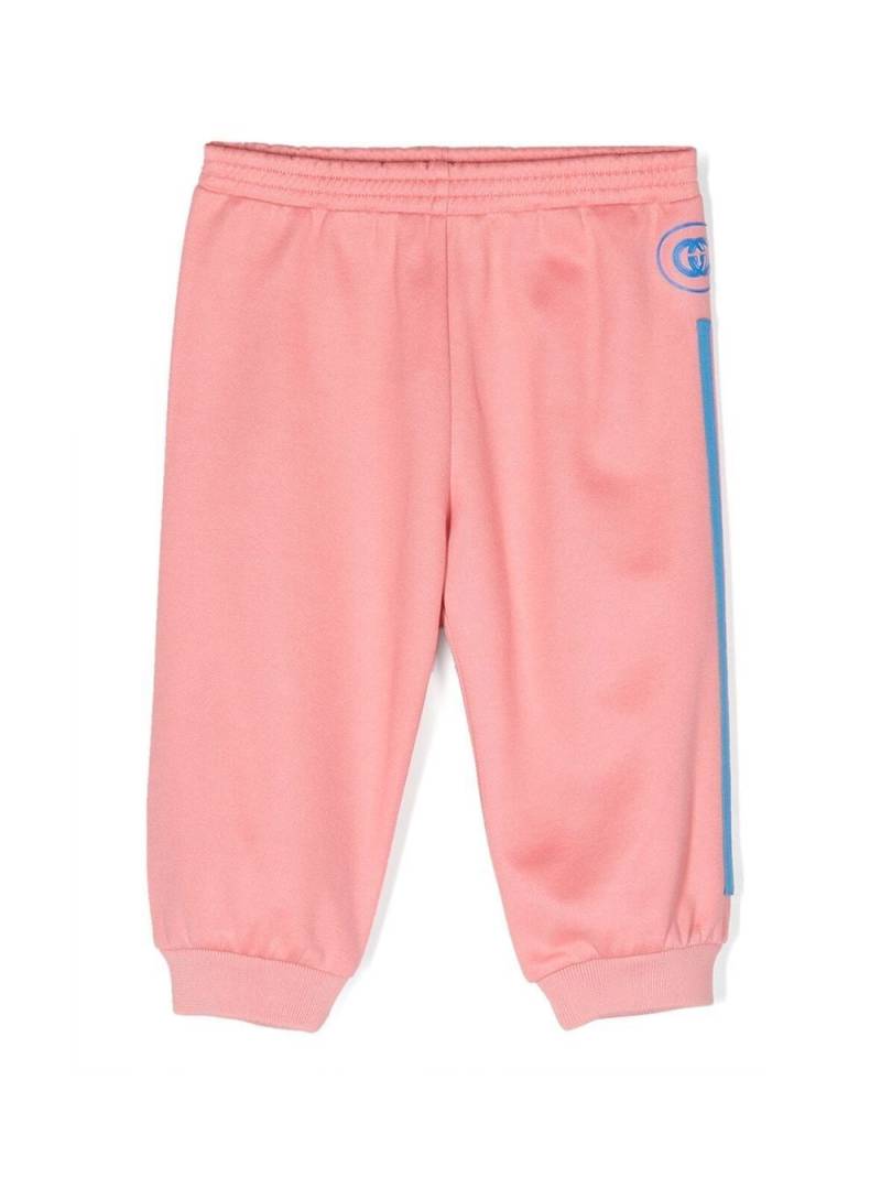 Gucci Kids Jogginghose mit Logo-Patch - Rosa von Gucci Kids