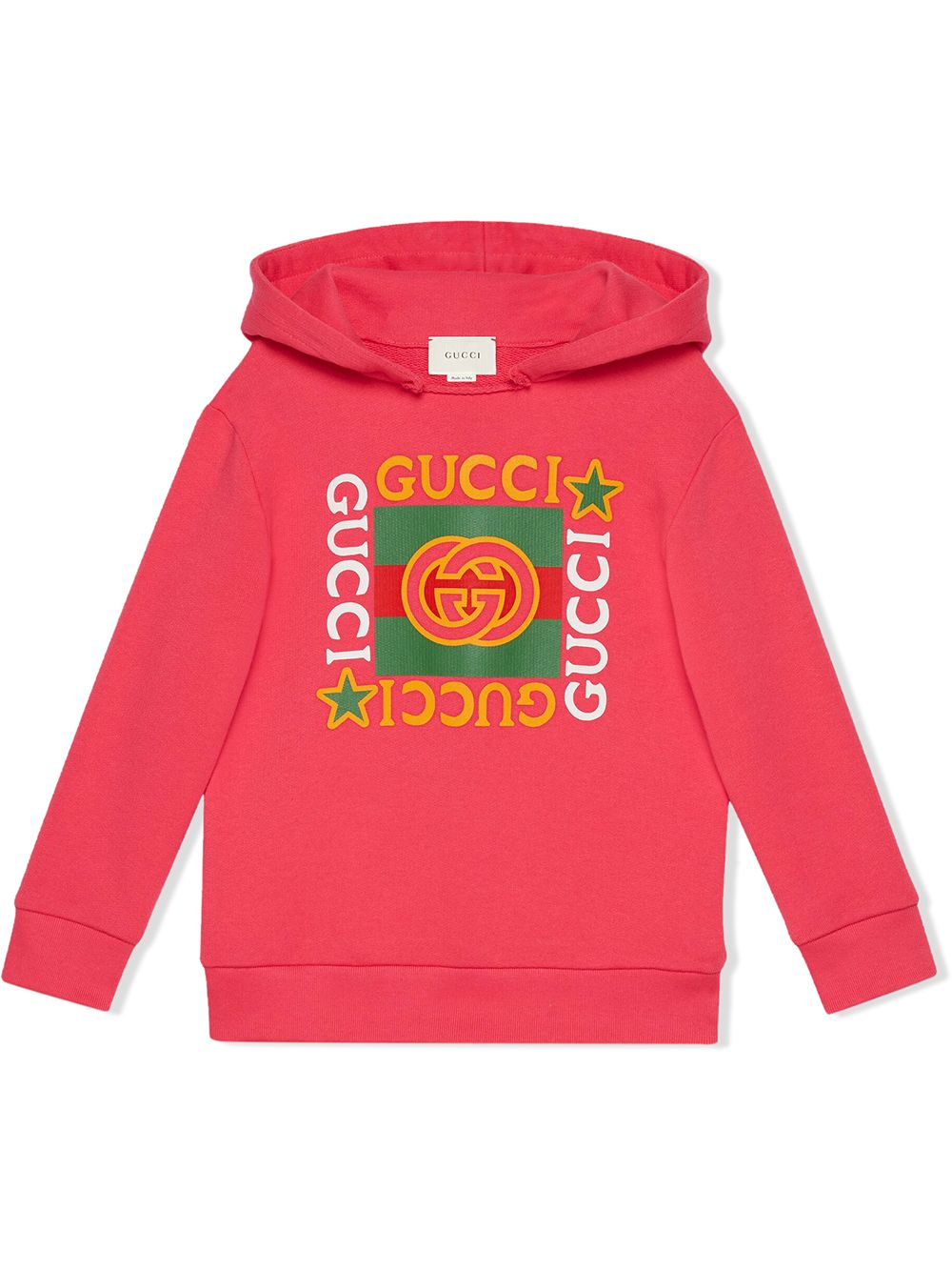 Gucci Kids Kapuzenpullover mit Logo-Print - Rosa von Gucci Kids