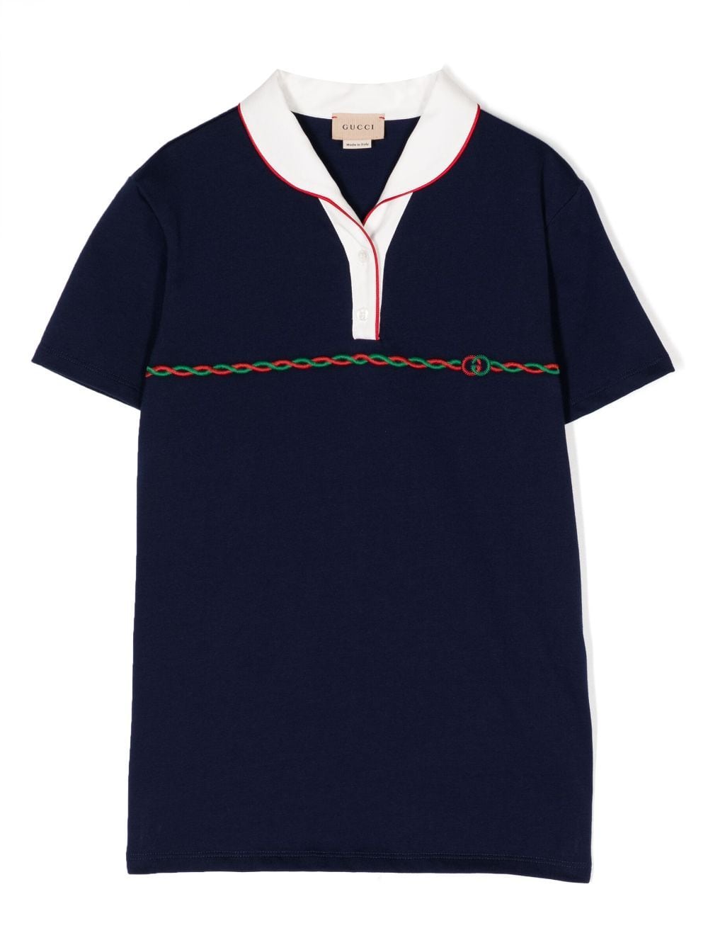 Gucci Kids Klassisches Poloshirt - Blau von Gucci Kids