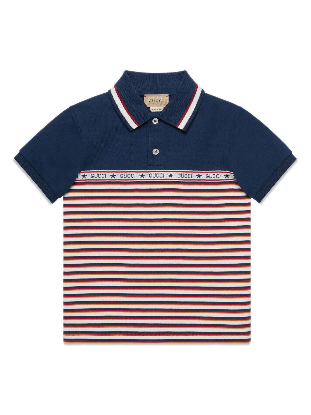 Gucci Kids Poloshirt mit Logo-Print - Rot von Gucci Kids