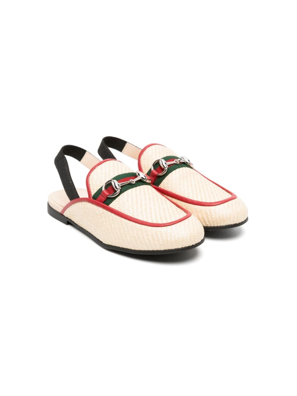 Gucci Kids Princetown Slingback-Slipper - Nude von Gucci Kids