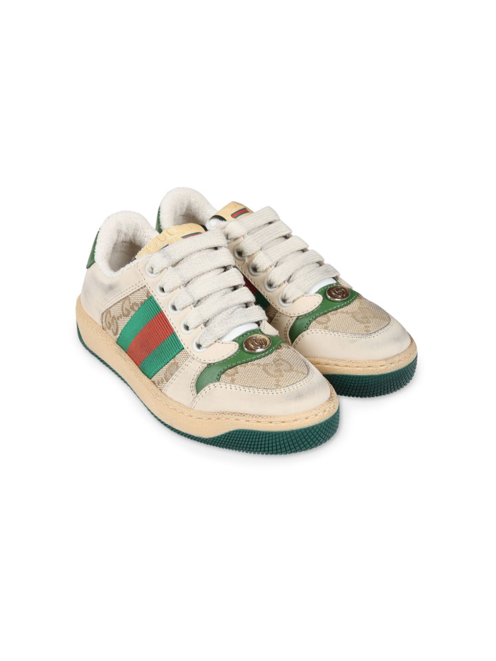 Gucci Kids 'Screener' Sneakers - Nude von Gucci Kids