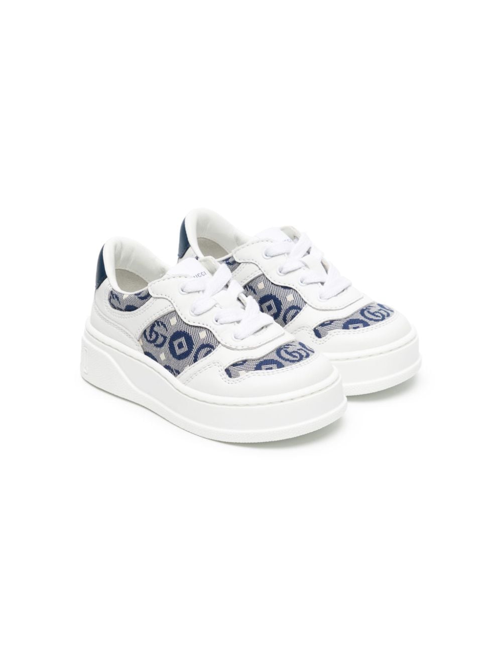 Gucci Kids Sneakers mit GG-Muster - Weiß von Gucci Kids