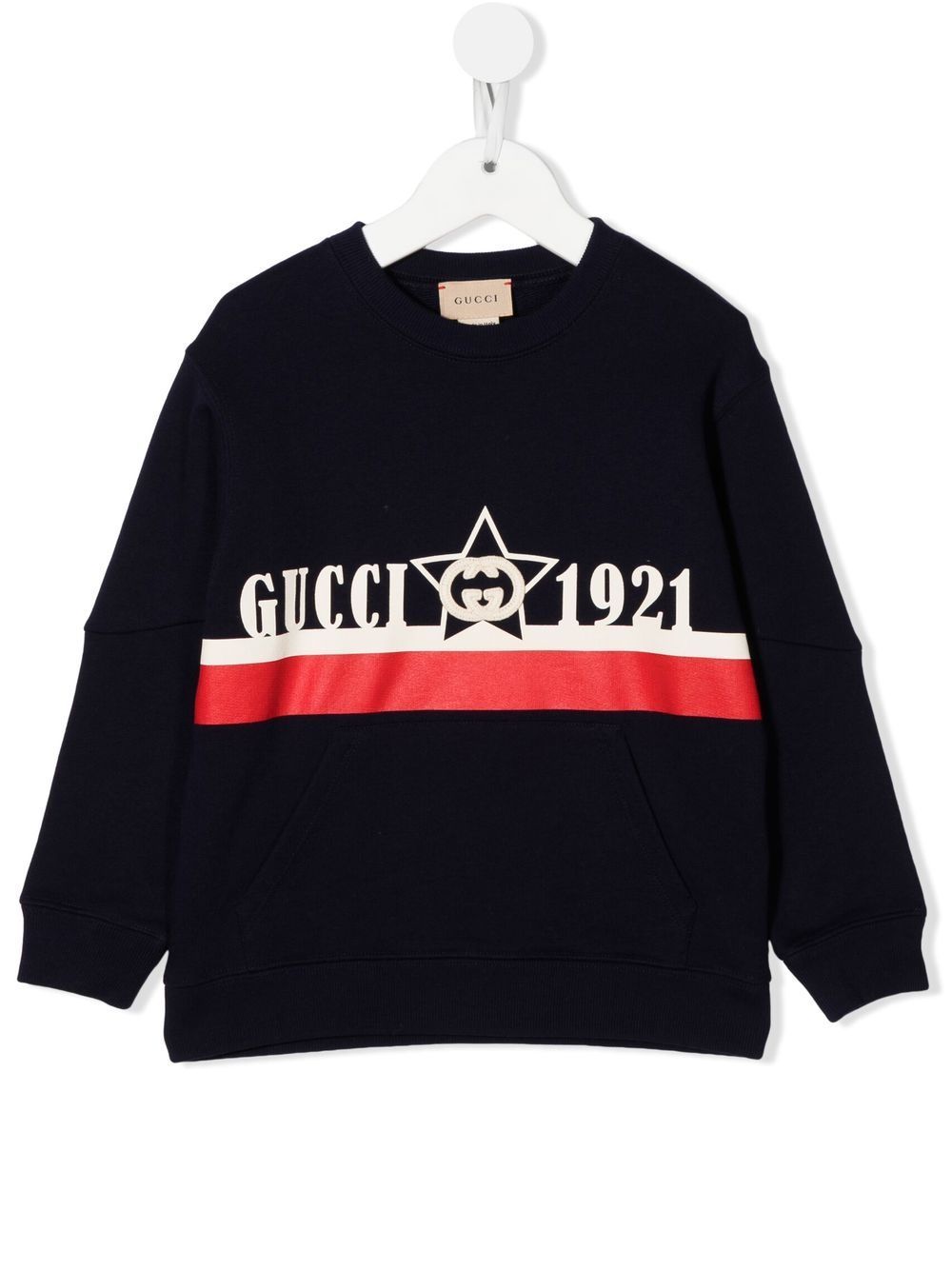 Gucci Kids Sweatshirt mit GG-Applikation - Blau von Gucci Kids