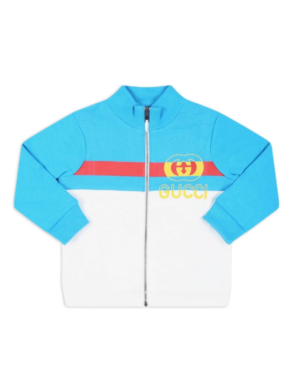 Gucci Kids Trainingsjacke mit GG - Blau von Gucci Kids