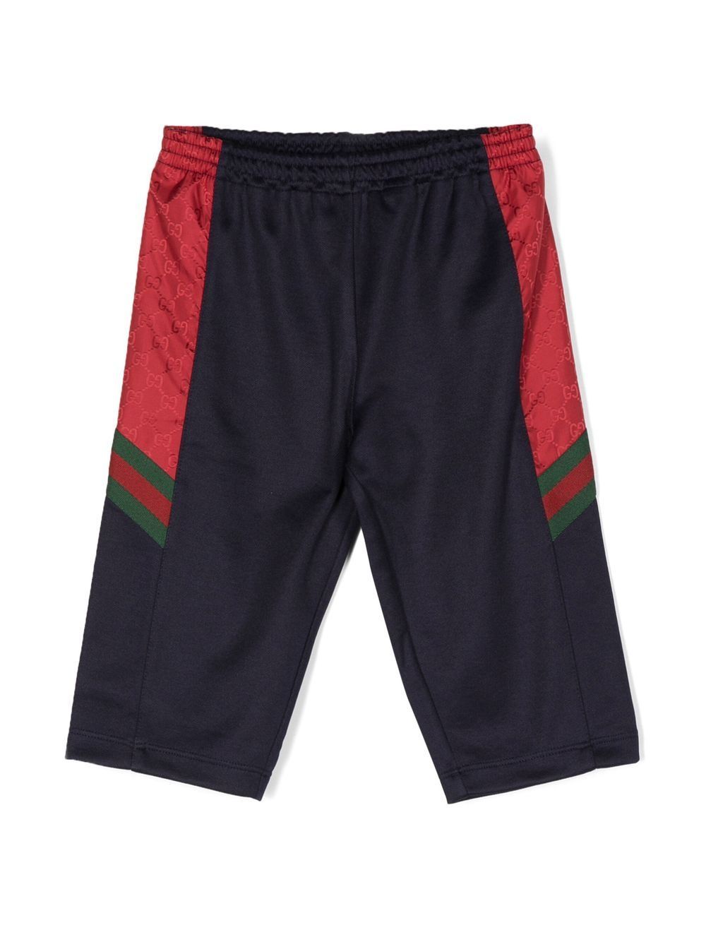 Gucci Kids Joggingshorts mit Webstreifen - Blau von Gucci Kids