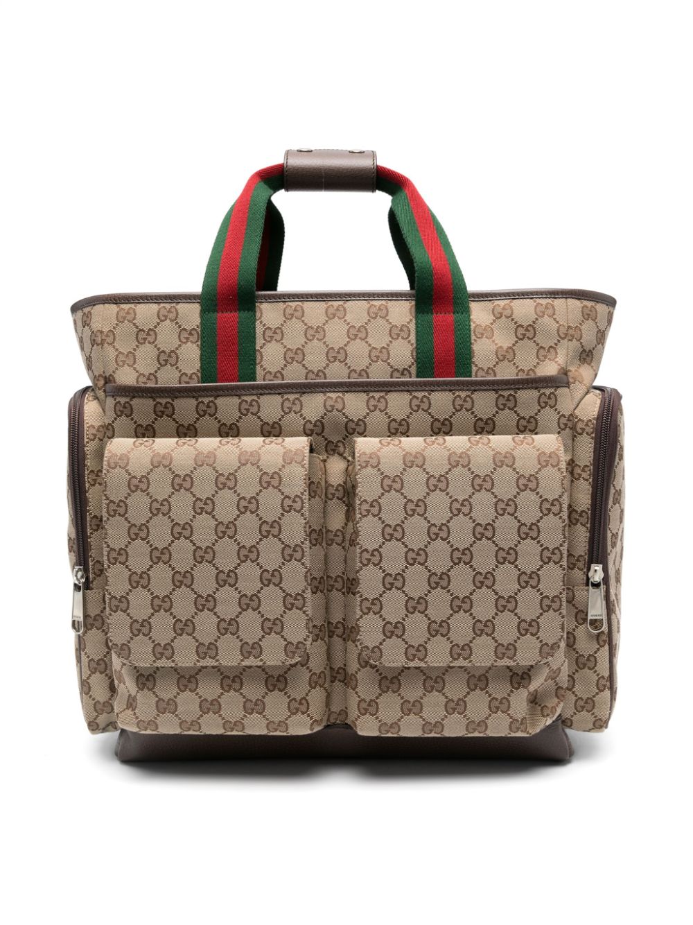 Gucci Kids Wickeltasche aus GG Supreme-Canvas - Nude von Gucci Kids