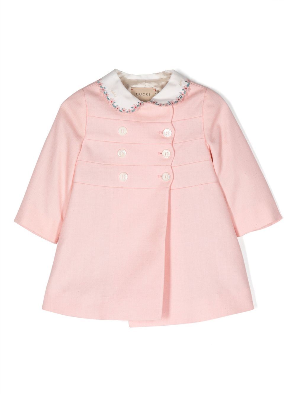 Gucci Kids Doppelreihiger Mantel - Rosa von Gucci Kids